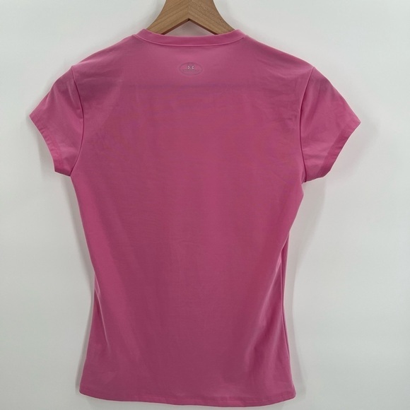 Under Armour Pink Tee Ladies Large - Picture 2 of 4